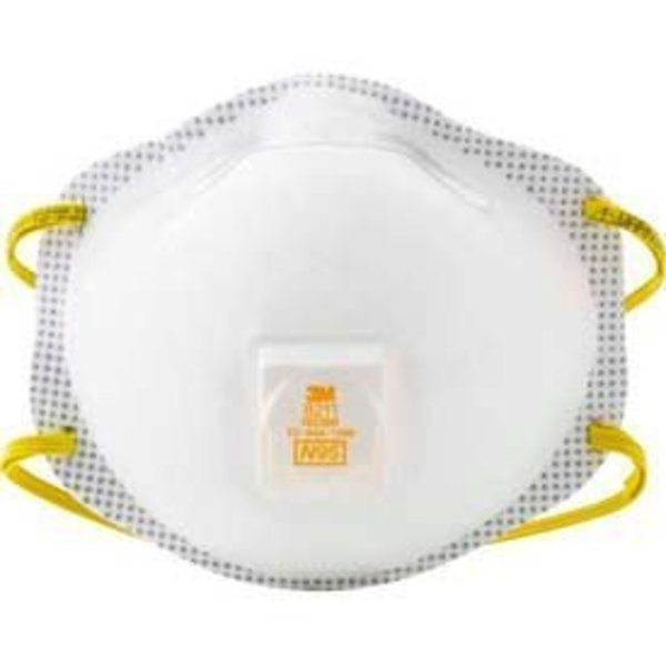 3M 3M&#8482; 8211 N95 Disposable Particulate Respirator, 10/Box 7000029720